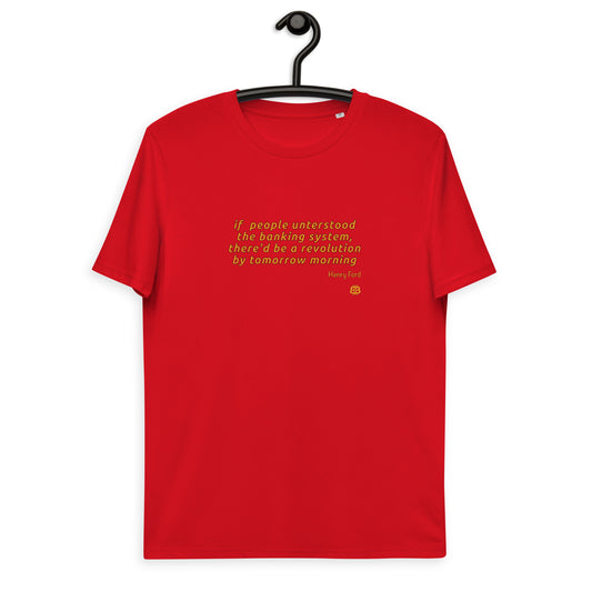 Camiseta de mujer de algodón orgánico "Revolution_engl"