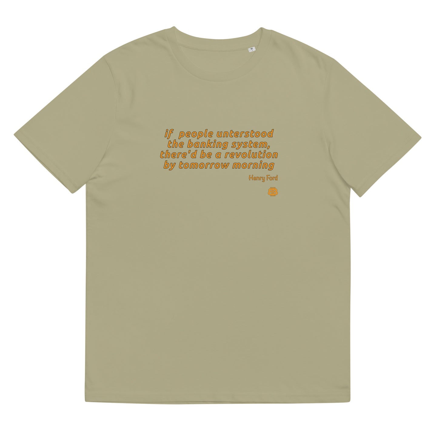 Men's organic cotton t-shirt "Revolution_engl"