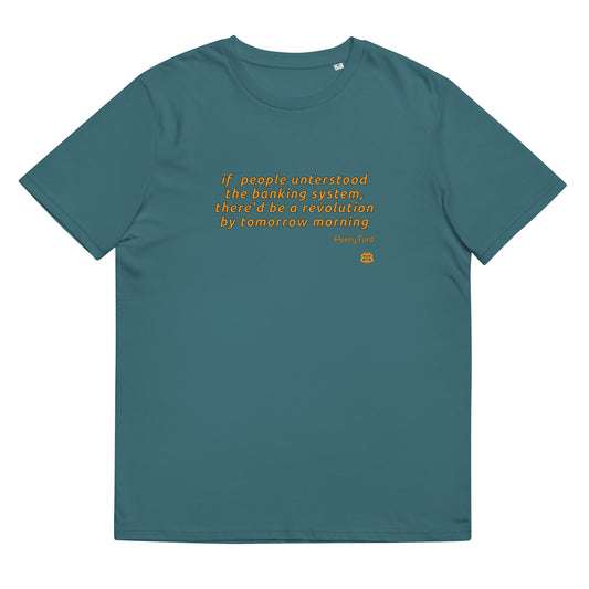 Herren-T-Shirt aus Bio-Baumwolle „Revolution_engl“