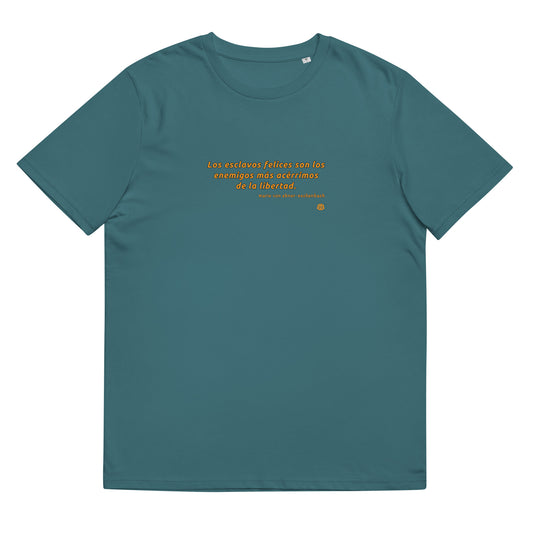 Men's organic cotton t-shirt "Esclavos"