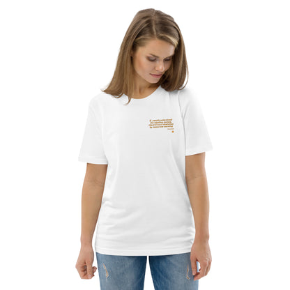 Unisex-T-Shirt aus Bio-Baumwolle „Revolution_engl_sm“