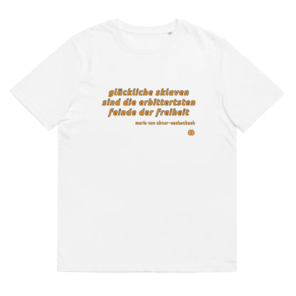 Unisex organic cotton t-shirt "Sklaven"