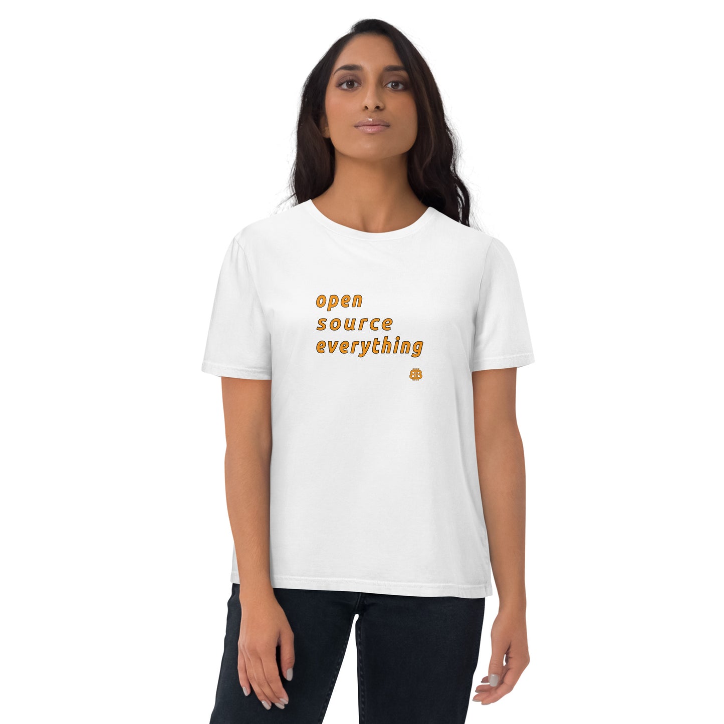 Damen-T-Shirt aus Bio-Baumwolle „OS everything“