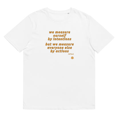 Women's organic cotton t-shirt "Measure"