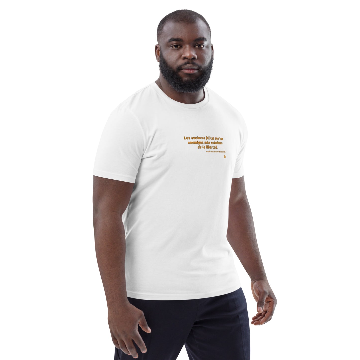 Men's organic cotton t-shirt "Esclavos"