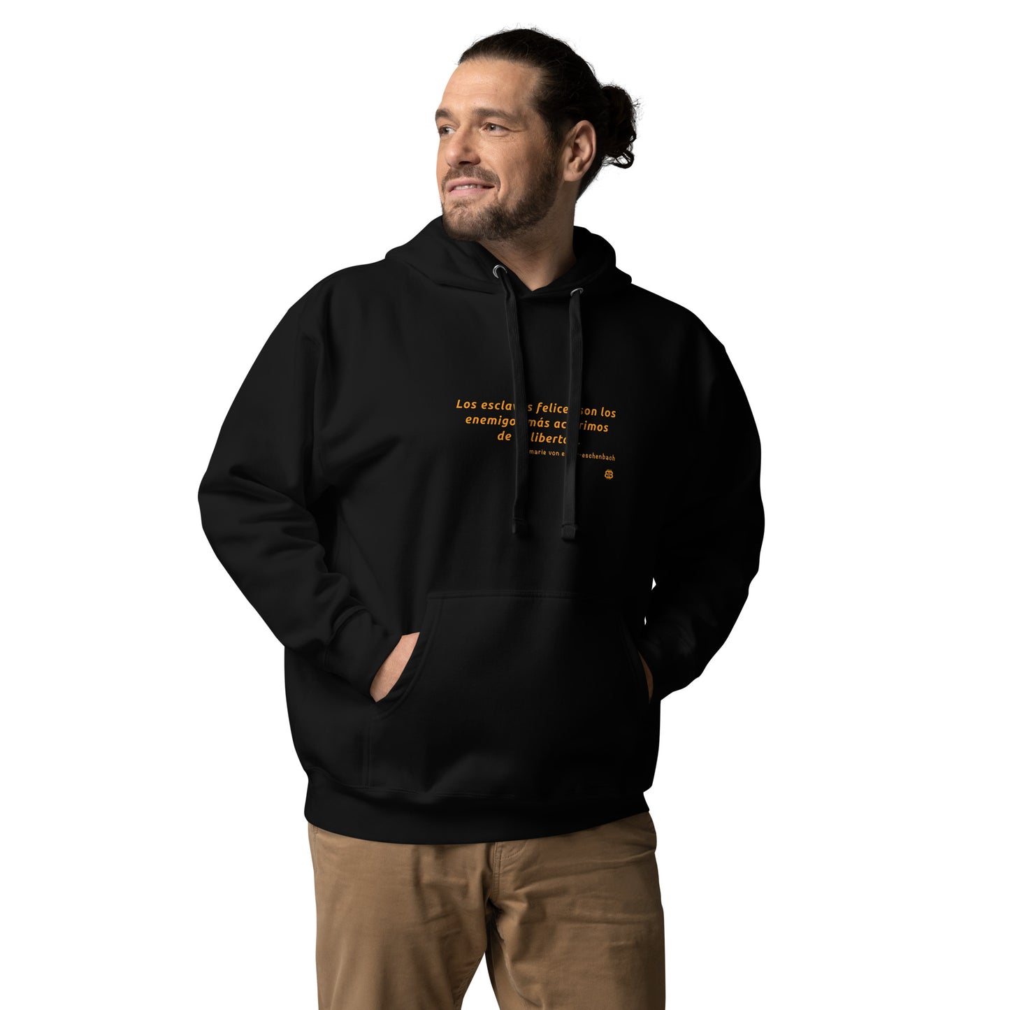 Men's organic bio Hoodie "Esclavos"