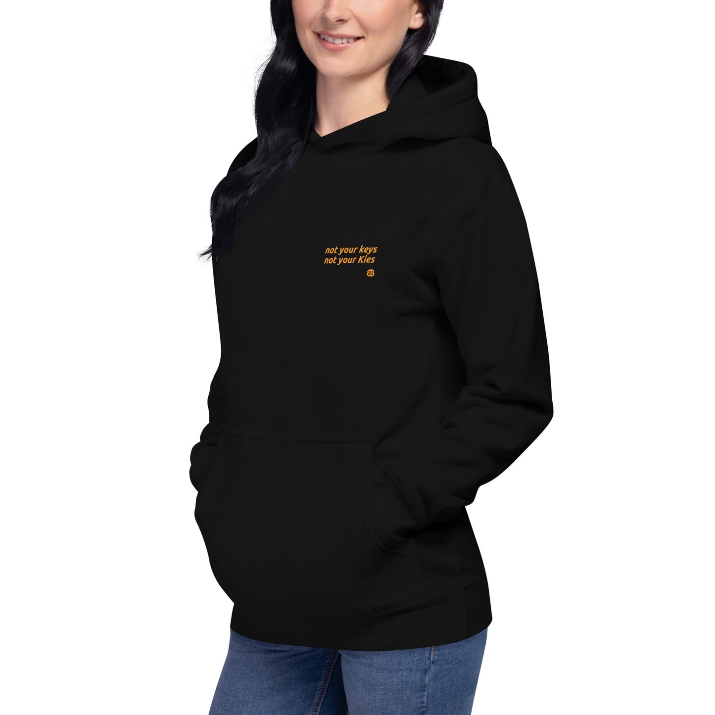 Bio-Bio-Hoodie für Damen „Kies_sm“