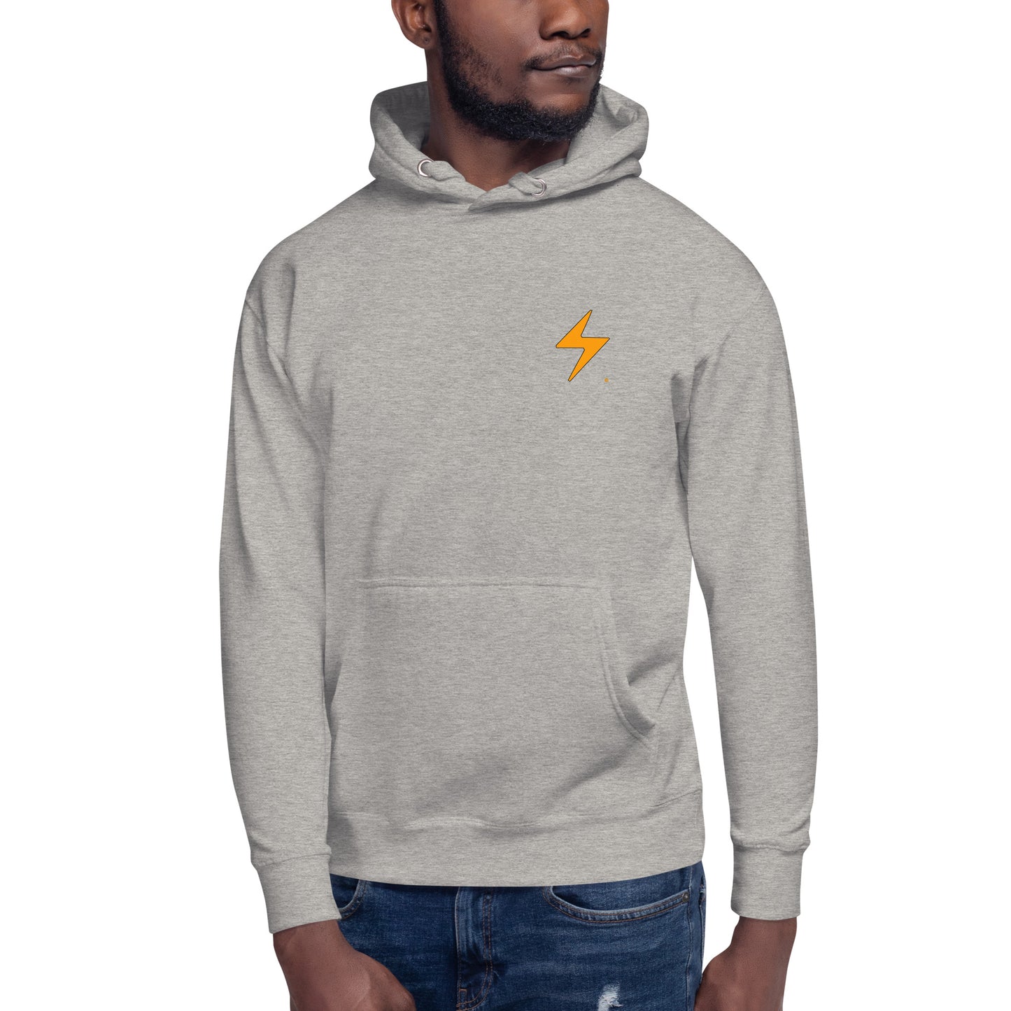 Men's organic bio Hoodie "Lightning_sm"