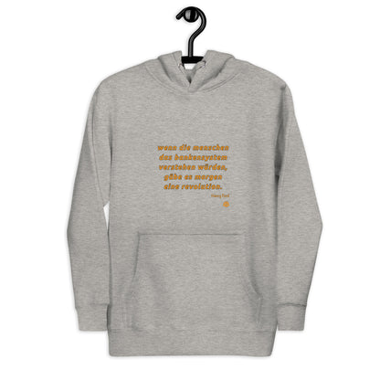 Women's organic bio Hoodie "Revolution_dt"