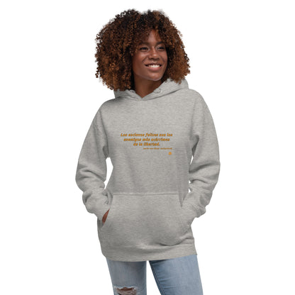 Women's organic bio Hoodie "Esclavos"