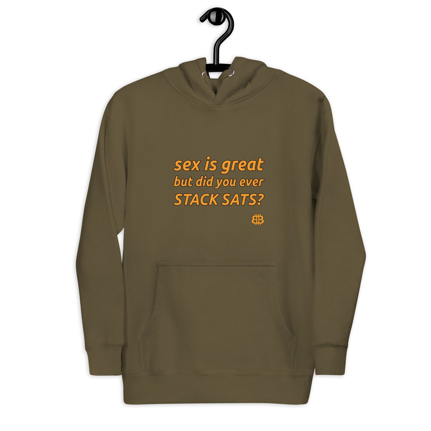 Men's organic bio Hoodie "Sex"