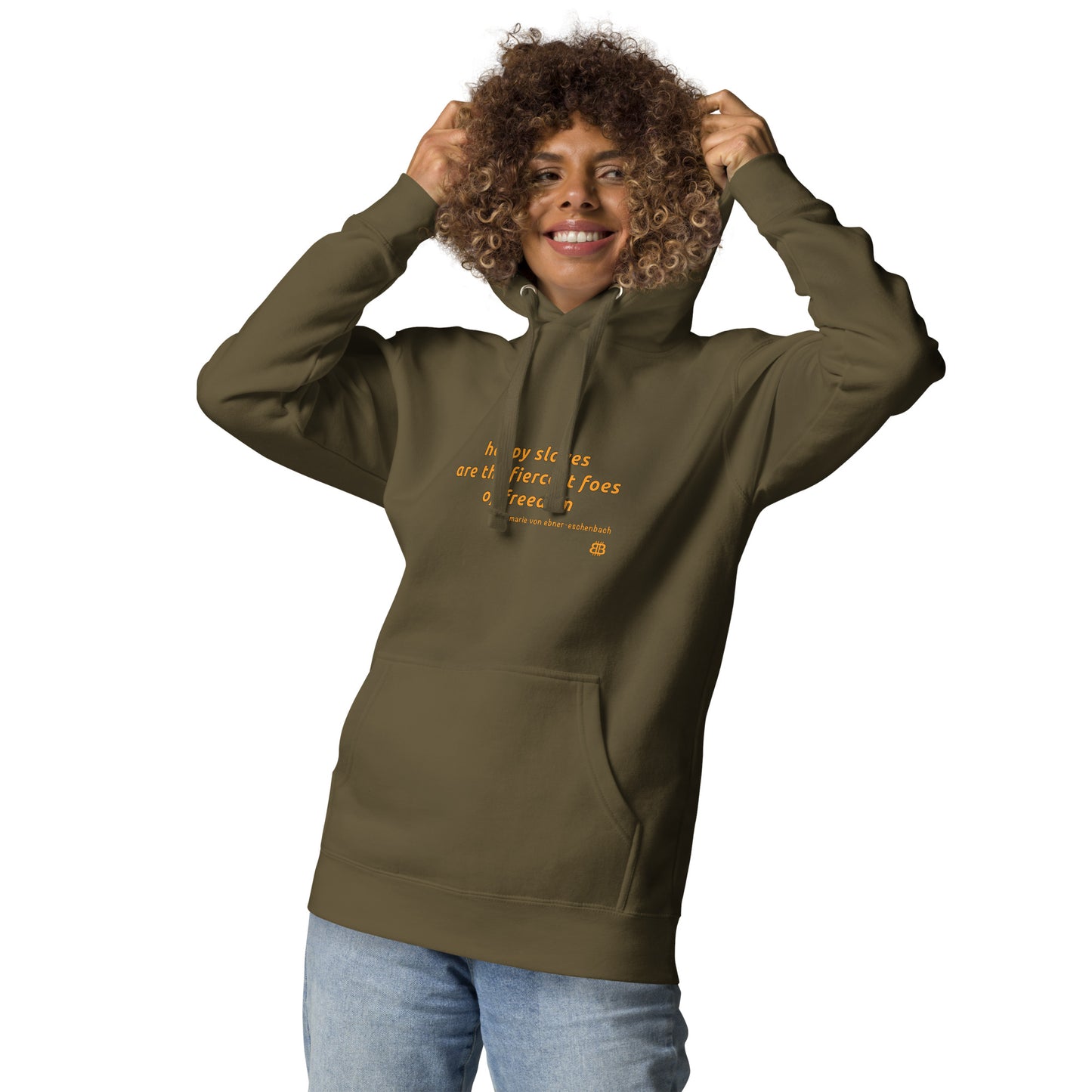 Women's organic bio Hoodie "Slaves"