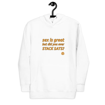 Men's organic bio Hoodie "Sex"