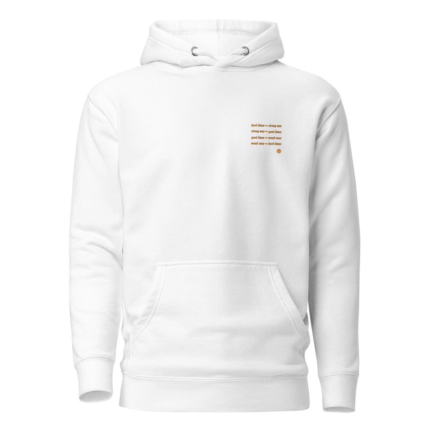 Women's organic bio Hoodie "HardTimes_sm"