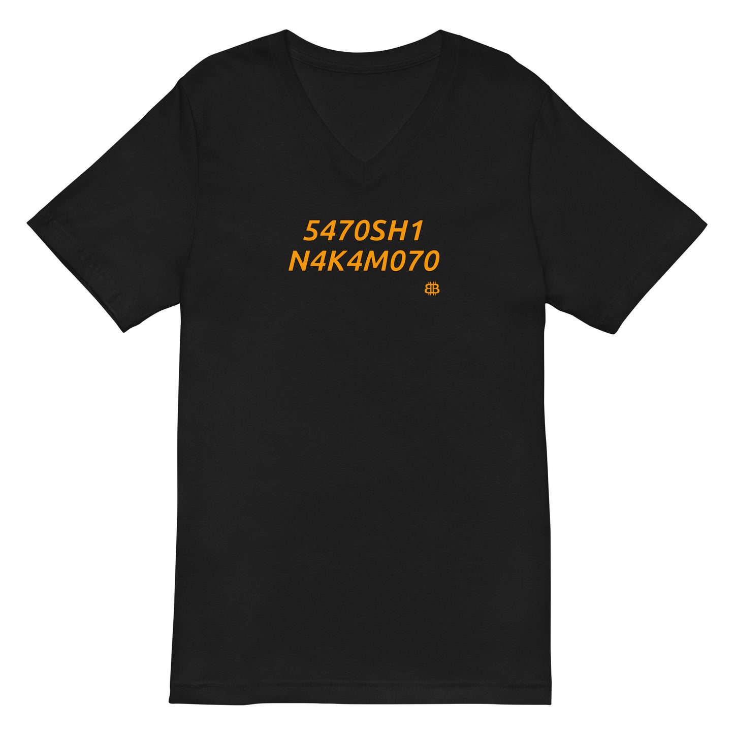 Unisex Kurzarm-T-Shirt mit V-Ausschnitt „N4K4M070“