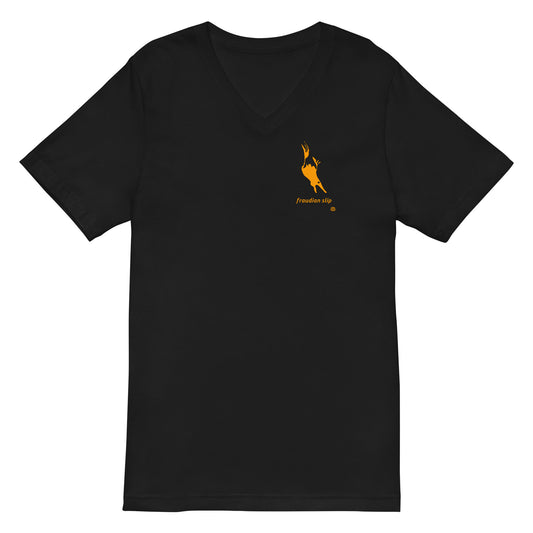 Unisex Short Sleeve V-Neck T-Shirt "Fraudian_sm"