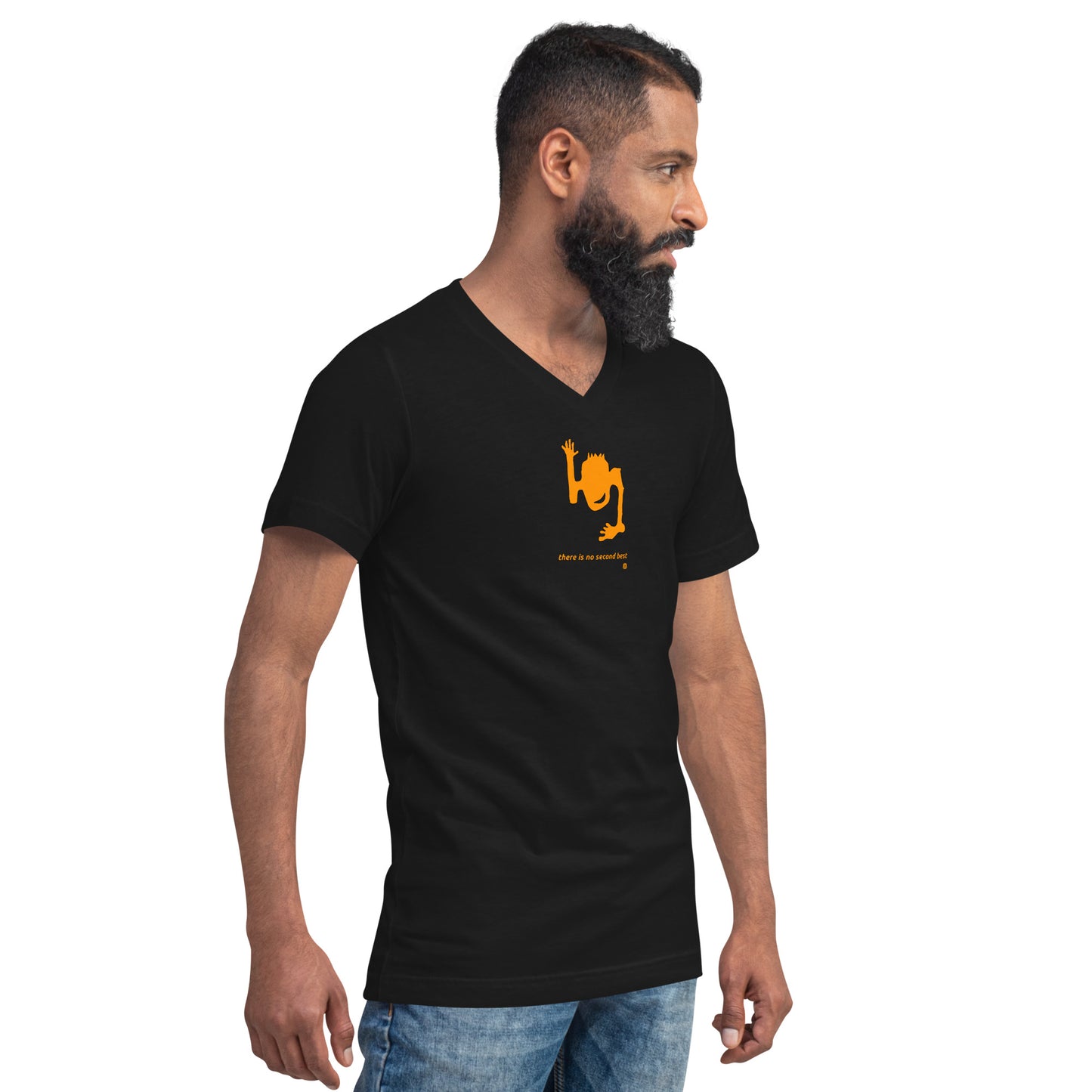 Camiseta unisex de manga corta y cuello en V "2Best"