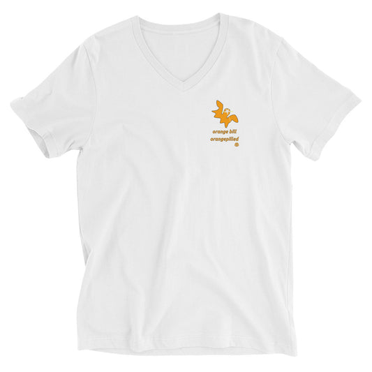 Unisex Short Sleeve V-Neck T-Shirt "Bill_sm"