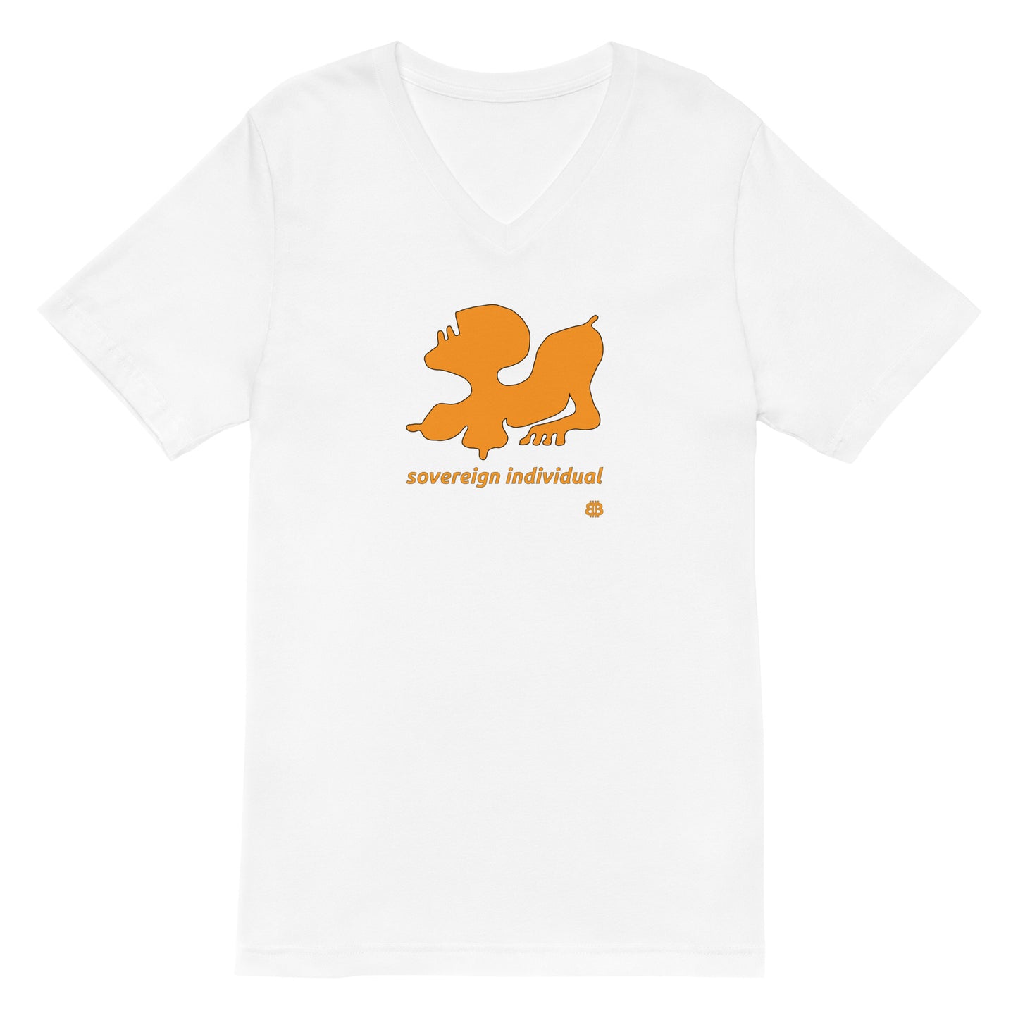 Camiseta unisex de manga corta y cuello en V "SoberanoIndividual"