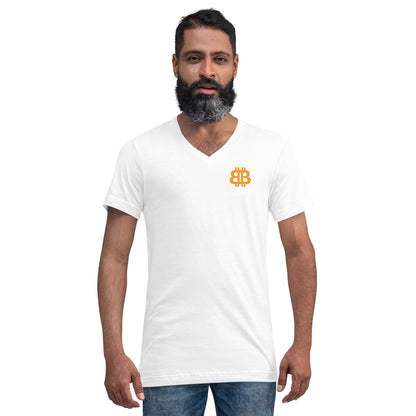 Camiseta de manga corta con cuello de pico para hombre "BB_sm"