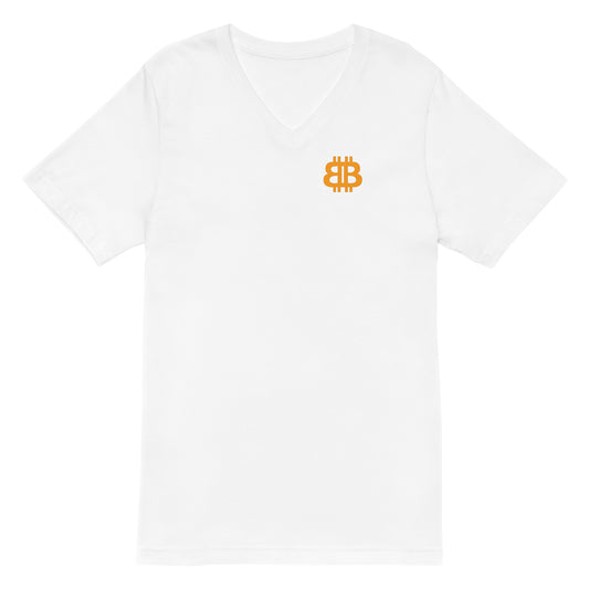 Damen Kurzarm-T-Shirt mit V-Ausschnitt „BB_sm“