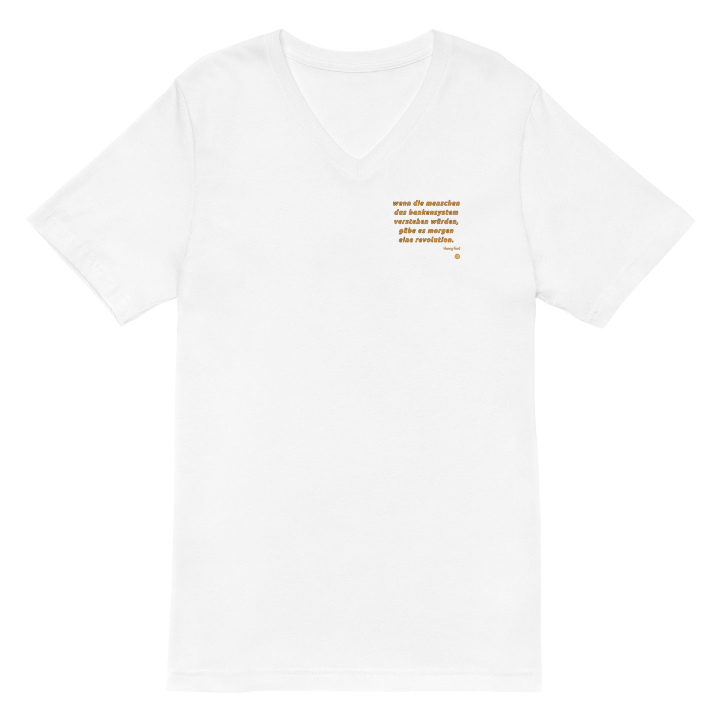 Men's Short Sleeve V-Neck T-Shirt "Revolution_dt_sm"