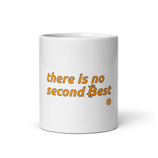 White glossy mug "2.best"