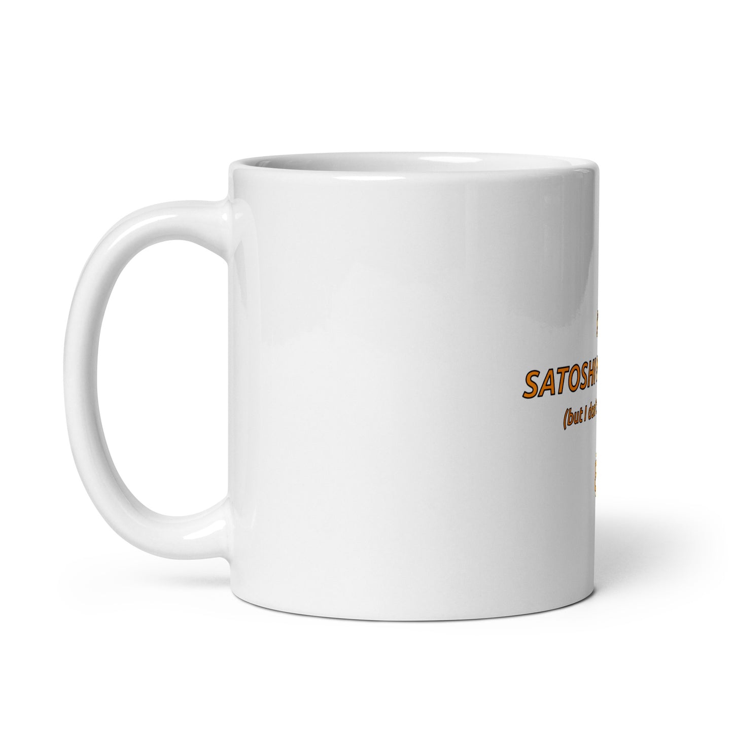 White glossy mug "Brag"