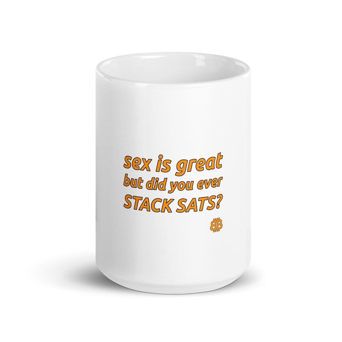 White glossy mug "Sex"