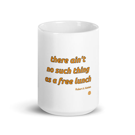 White glossy mug "FreeLunch"
