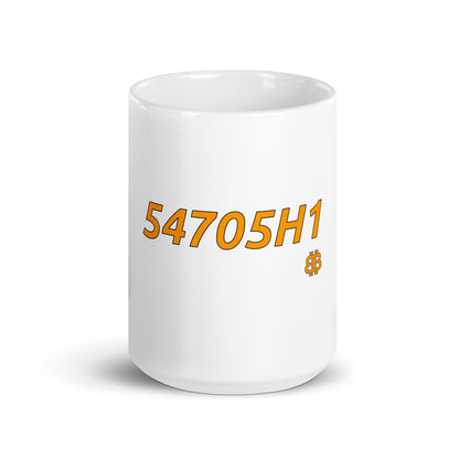 White glossy mug "54705H1"