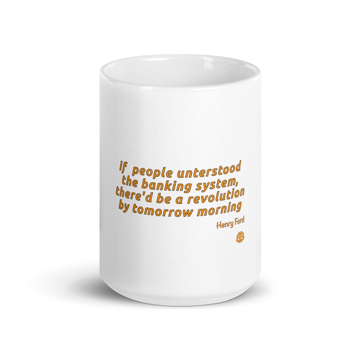 White glossy mug "Revolution_engl"