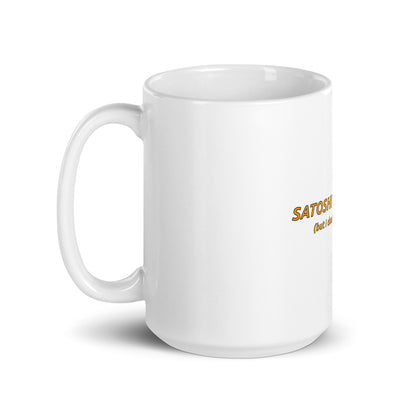 White glossy mug "Brag"