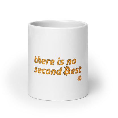 White glossy mug "2.best"