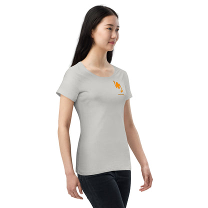 Camiseta orgánica de mujer de manga corta y cuello ancho "2Best_sm"