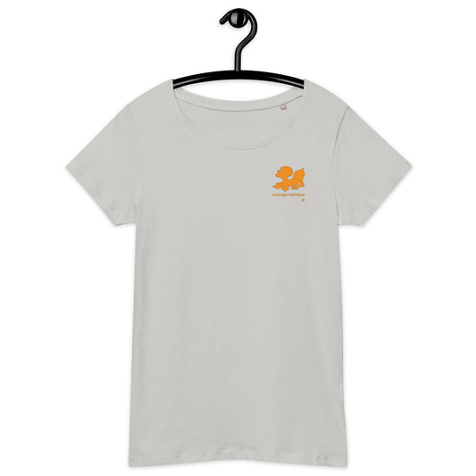 Camiseta orgánica de mujer de manga corta y cuello ancho "SovereignIndividual_sm"