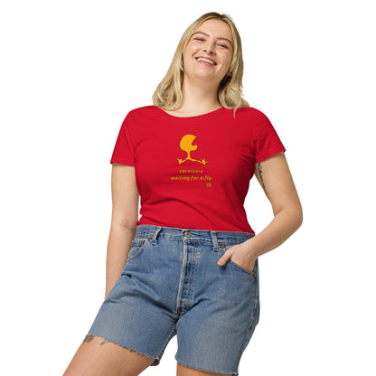 Women’s wide neck short sleeve t-shirt "Carni"