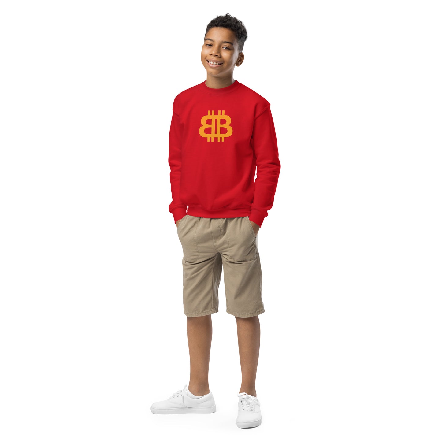 Youth crewneck sweatshirt "BB"