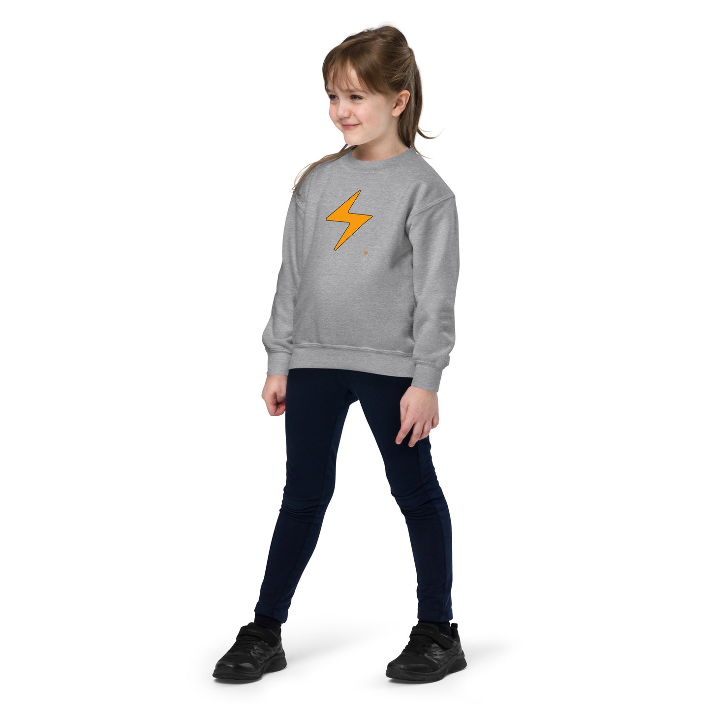 Sudadera juvenil con cuello redondo "Lightning"